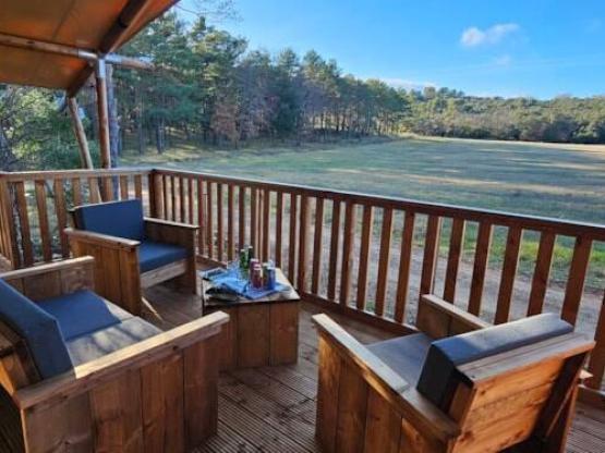 Lodge tent - 35 m² - 2 bedrooms - adapted to the people with reduced mobility