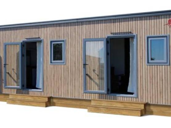 Studette hôtelière avec petite terrasse