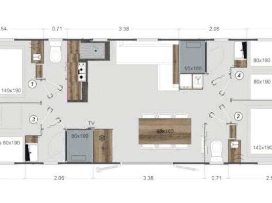 Chalet TRIBU - 4 chambres