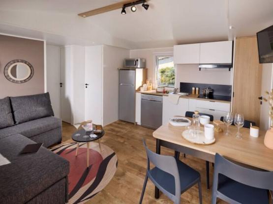 Mobil Home SERAC Premium + 36m2 (3ch 6 pers) Vue Lac