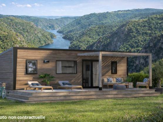 Mobil Home SERAC Premium 36m2 - Climatisé (3ch 6 pers) - Vue Lac