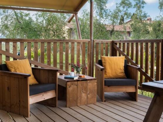 Tente Ecolodge Safari - Sanitaire + Cuisine