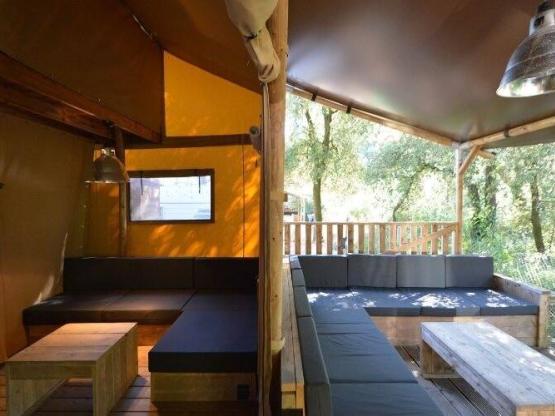 Tente Premium Bahamas 8 Mezzanine 90m² - 2 chambres + Mezzanine (dimanche)