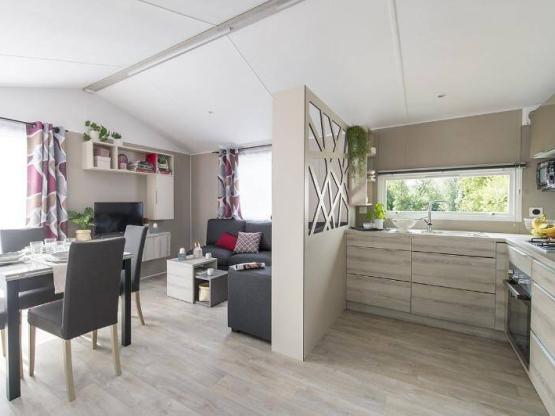 Mobil home Premium HORIZON 40m² - 2 chambres + terrasse semi-couverte 15m²