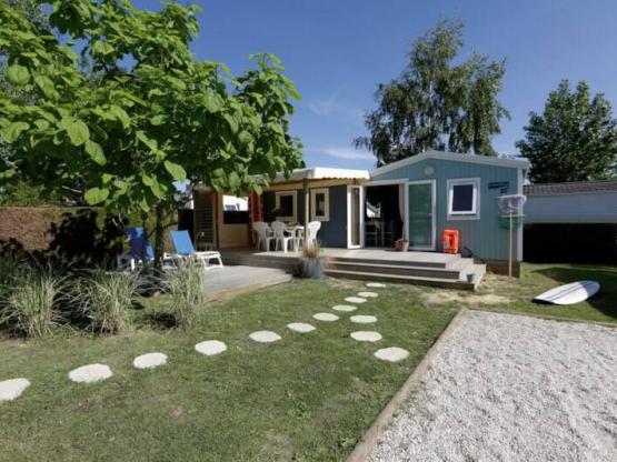 NEW // "Cabane de Dino" Grand Comfort Mobile Home: 2 bedrooms, 33 m² + baby kit + enclosed patio + AIR CONDITIONING