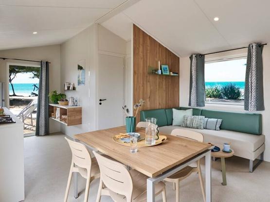 NEW// "Détente" 2-bedroom mobile home, 33 m² + covered patio + air conditioning + outdoor kitchen + hammock