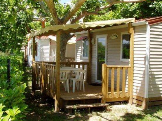 Mobil-home OHARA 1 bedroom - sheltered terrace (2 adults + 1 child - 10 years old) +Wifi