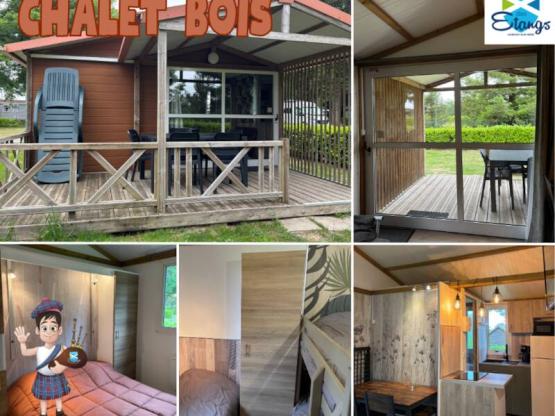 Chalet 26m² 2 Bedrooms + covered terrace