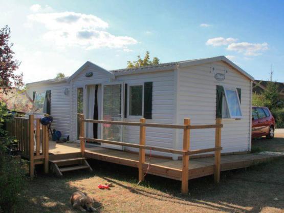 Mobil-home HELIOSvoor mindervaliden 2 bedrooms + Tv + opened terrace + wifi for 1 device