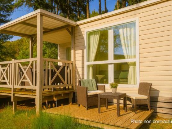Mobile home Confort 25m² + sheltered terrace (2 bedrooms)