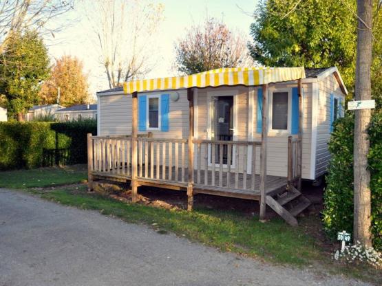 Mobile-home Sunny 27m² CONFORT+ - 2 bedrooms + sheltered terrace + TV