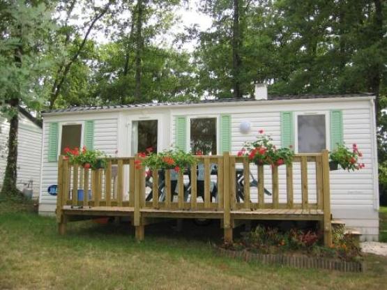 Comfort mobile home 21m², 2 bedrooms, beautiful countryside view