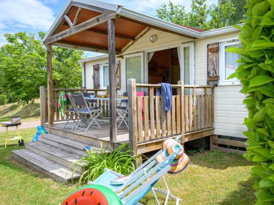 Chalet Premium 29m² / 3 slaapkamers - overdekt terras