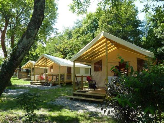 Ecolodge - bedeckte Terrasse (2 Zimmer)