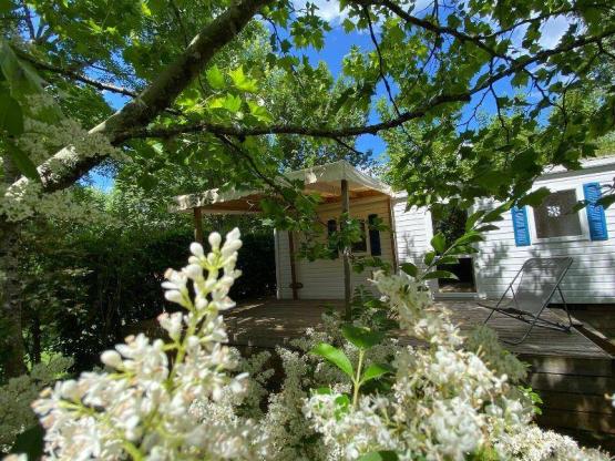 MOBIL-HOME HIGH COMFORT LILAS 28m2  2 Bedrooms 5 People rental fron Sunday to Sunday in July and August