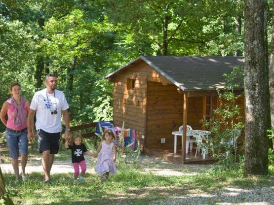 Chalet Cabane trappeur CONFORT 35m² - 2 bedrooms + sheltered terrace