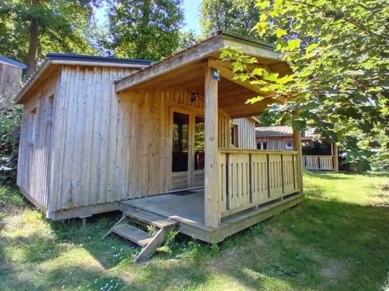 Chalet Bois Comfort 24m²(2 bedrooms + sheltered terrace + TV