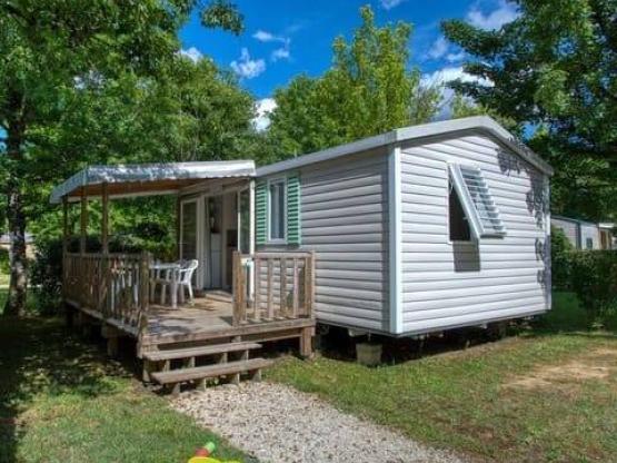 Mobilehome Super Vénus 22m² - 2 bedrooms - Half-covered terrace 12m² - TV