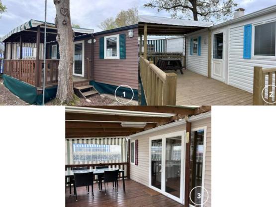 Mobile-home  Eco 28m² (2 bedrooms) + Half-covered terrace
