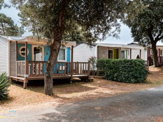 Mobilheim Confort 18,60 m² (1 zimmer) + Halbüberdachte Terrasse