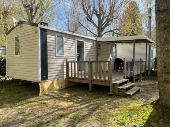 Mobile-home Confort 24m² 2 bedrooms - Half-covered terrace + TV