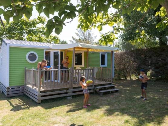 Mobile home Forêt  34.5m²  (3 bedrooms) terrace + TV