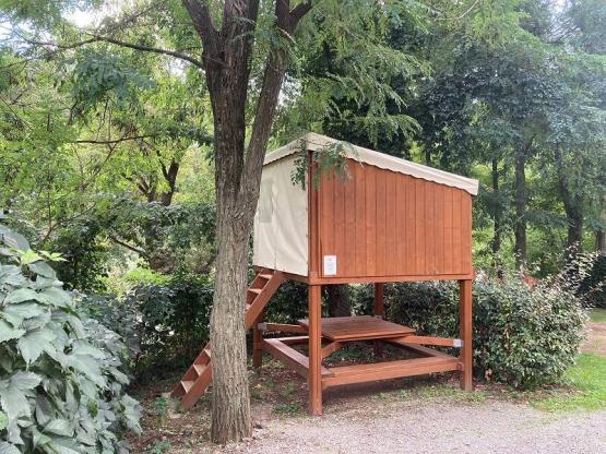 Cabin CAMPETOILE 5m² with river view (without sanitary facilities)
