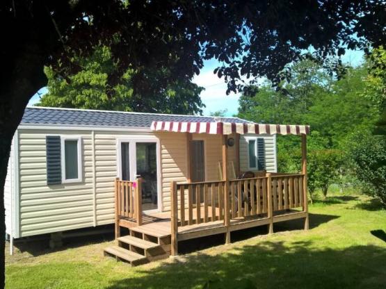 Mobil home NIRVANA 31m² 2 chambres with TV - Terrasse