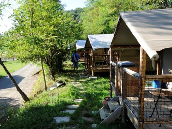 Cabin Lodge  12 m² (1 bedroom) + sheltered terrace