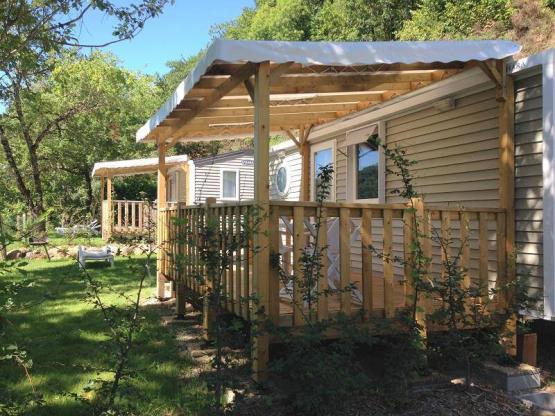 Mobil home Confort+ 27m² (2 bedrooms) + sheltered terrace 12 m²