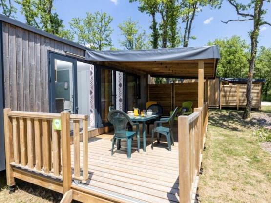 Mobile home Rocamadour 26m² with private facilities + terrace