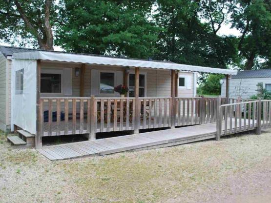 Confort Mobile-home 36m² Wheelchair friendly 4/6 p. (2 bedrooms) + covered terrace