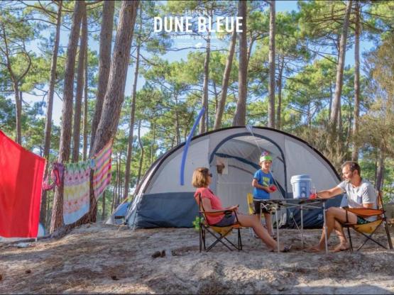 Tent pitch with electricity