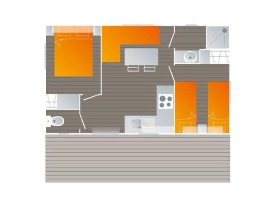 Cotinière 2 bedrooms 29m²