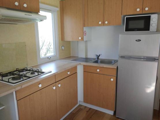 Mobilheim Confort 2 Zimmer + überdachte Terrasse