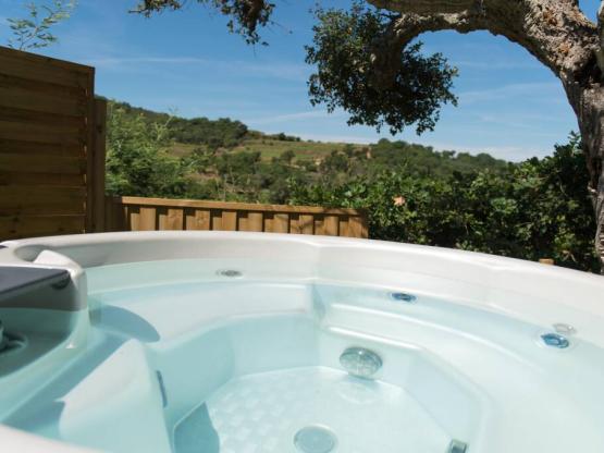 Cabane Lodge Cosy Premium 38m² (2 bedrooms) - sheltered terrace - jacuzzi
