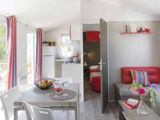 Mobile-home Standing Sancy 32m² / 3 bedrooms - Covered terrace