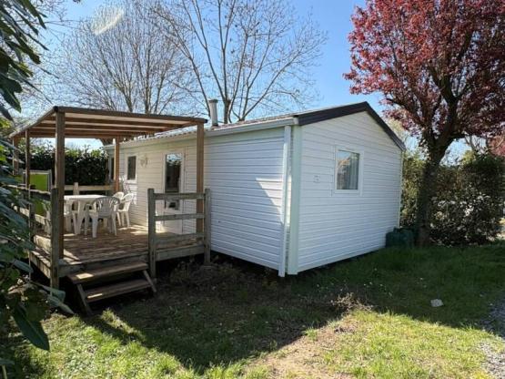 Mobil-home Lucky  26m² COMFORT - 2 bedrooms + covered terrace + TV