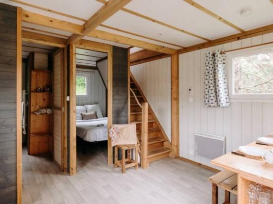 Cabane du Lac 36m2 / 2 Habitacions-terrassa coberta-solàrium+Aire condicionat