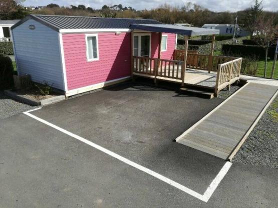 Mobile-home Premium 31m² - 2 bedrooms - sheltered terrace - Wheelchair friendly