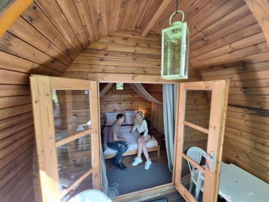 Wooden cabin IGLOO (without toilet blocks)