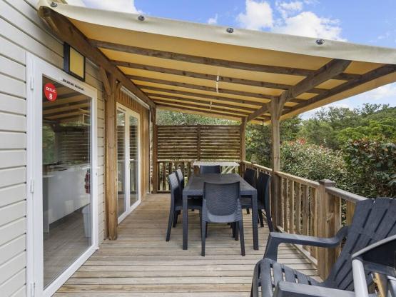 Mobile home DECLIK 31m² / 3 bedrooms - sheltered terrace + Air conditioning