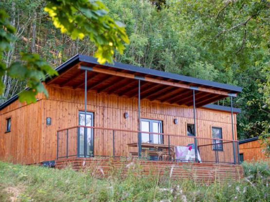 Lodge 39m² Premium (3 bedrooms) sheltered terrace + TV + Dishwasher