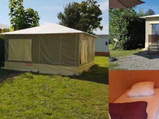 Tent Caraïbe 19m² - 2 bedrooms / without toilet block
