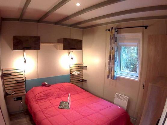 Chalet Premium 35m² / 3 bedrooms - Free Wifi - Covered terrace - BBQ - Dishwasher