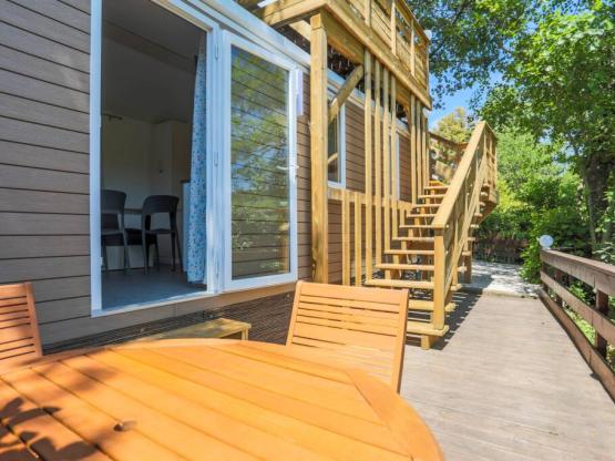 Mobil home Confort + 23m² (2 rooms) - air-conditioning + terrace  view of the vineyards