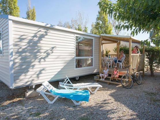 Mobile home PERLE 24m² (2 bedrooms) with terrace + air-conditioning