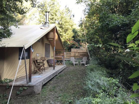 Lodge Ruisseau 28m² - 2 bedrooms - Spa - kitchen - bathroom