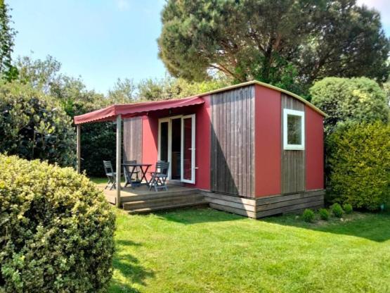 Mobile-home Elite Toile & Bois 21m² - 2 bedrooms - without toilet blocks
