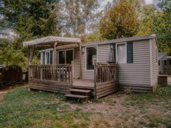 Mobile home Orchidée Grand Confort 35m² - 2 bedrooms + sheltered terrace + CLIM + TV + LV
